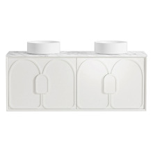 Laguna MKII 1500mm Marble Countertop Wall Hung Double Vanity
